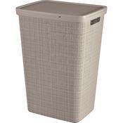 Curver szennyeskosár Jute 58 l, taupe