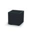 Ghiveci de flori SIERRA SQUARE BETON EFFECT 28,8cm , negru