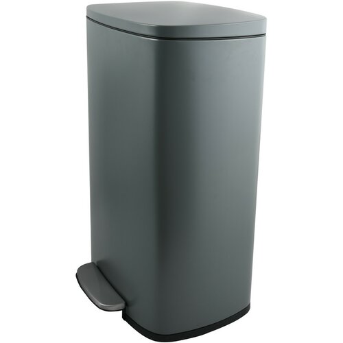 Spirella Pedálový odpadkový kôš soft-close Akira 50 l, matná sivá