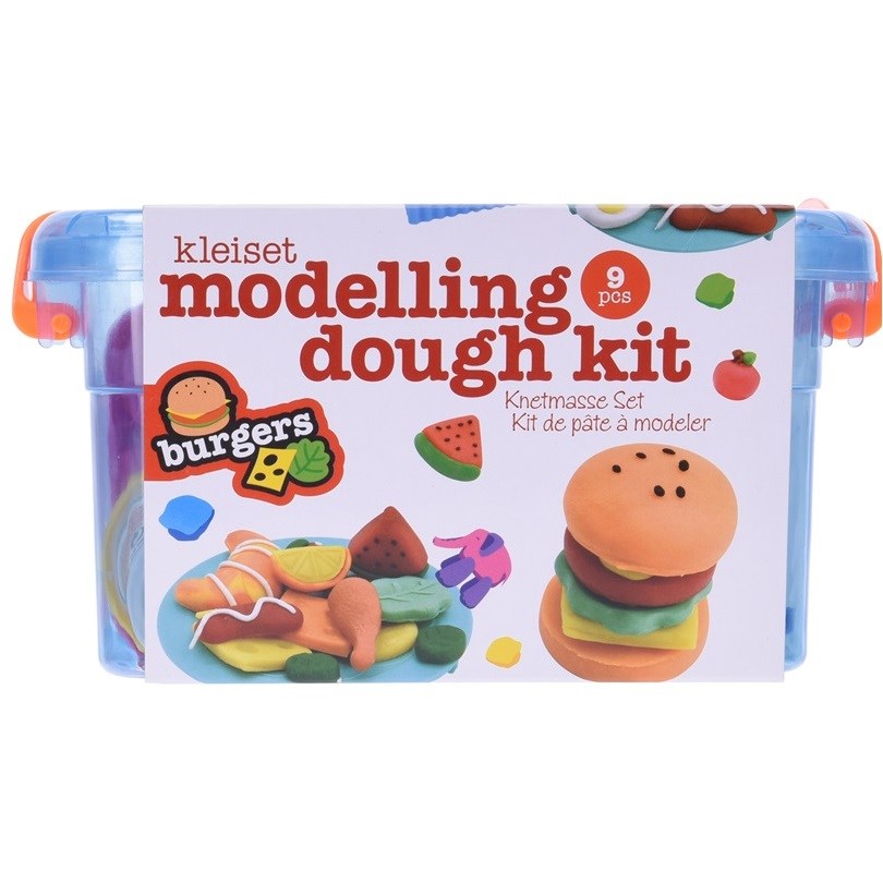 Detský modelovací set Hamburger, 19 x 10 x 15 cm
