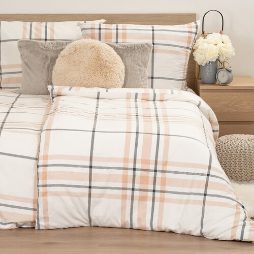 4Home Pościel flanelowa Elegant Plaid, 140 x 220 cm, 70 x 90 cm
