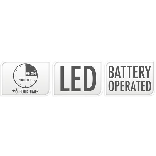 Świeczka LED z realistycznym płomieniem i timerem, 7,5 x 10 cm, ciepły biały