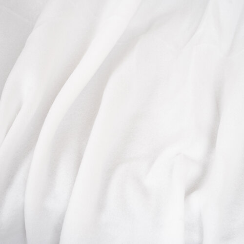 Deka fleece biela, 130 x 160 cm