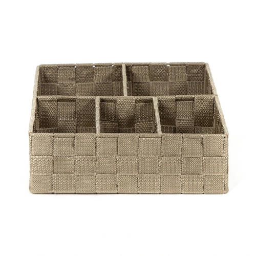 Compactor ruha- és kiegészítő-rendszerező TEX32 x 25 x 8 cm, taupe