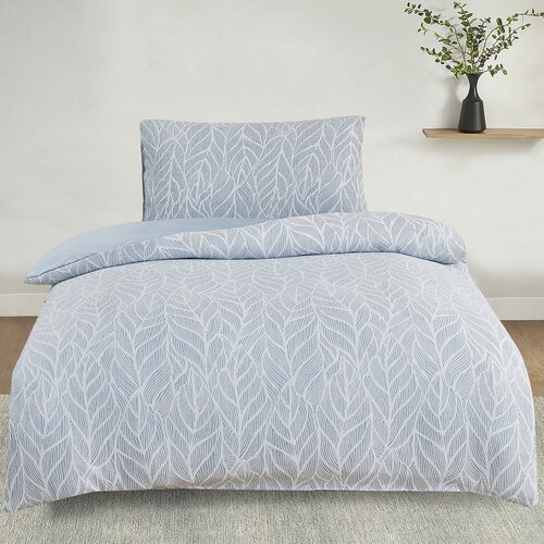 Žakárové obliečky Florida modrá, 140 x 200 cm, 70 x 90 cm