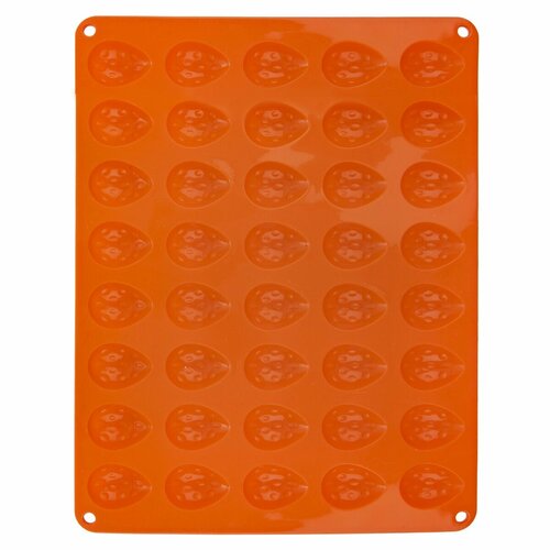 Orion Silikonska forma Orehi 40, oranžna