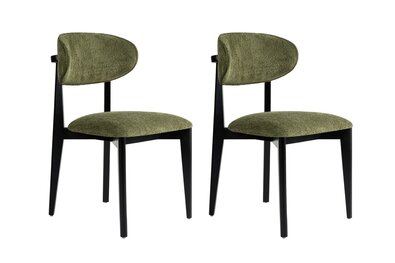 Lionte Green and Black étkezőszék szett, 2 db