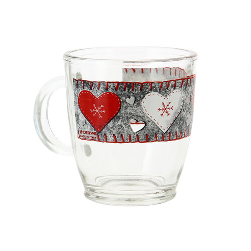 Obrázok Mäser 2-dielna sada hrnčekov FELT HEARTS, 380 ml