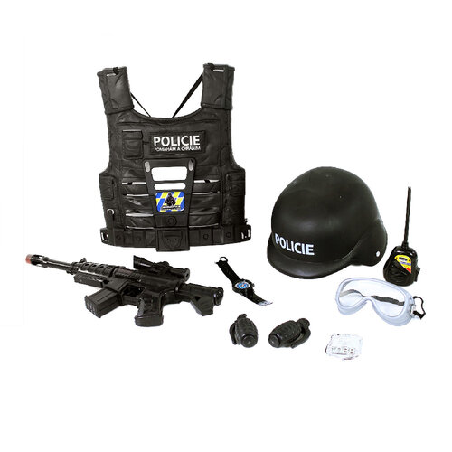 Vesta de poliție Rappa cu inscripții cehe șiaccesorii