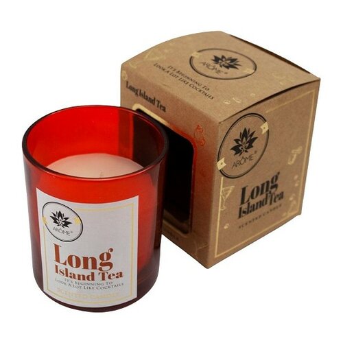 Levně Arome Vonná svíčka ve skle Long Island Tea, 125 g