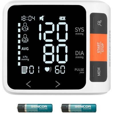 Sencor SBD 0900WH digitális nyomásmérő