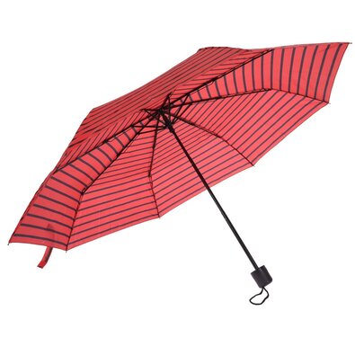 Skládací deštník červená, 52,5 cm