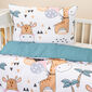 4Home Bawełniana pościel dziecięca do łóżeczka Little giraffe, 100 x 135 cm, 40 x 60 cm