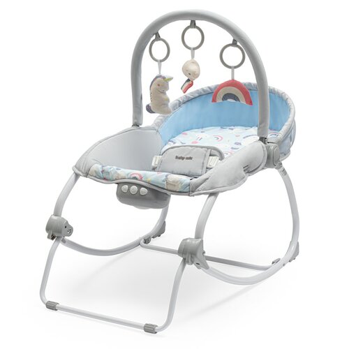 Baby Mix Багатофункціональне крісло-гойдалка длядитини Unicorn, 80 x 40 x 70 см
