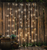 DecoKing Lampki ciepła biała, 200 LED