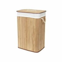 Compactor Koš na špinavé prádlo Bamboo hranatý, přírodní