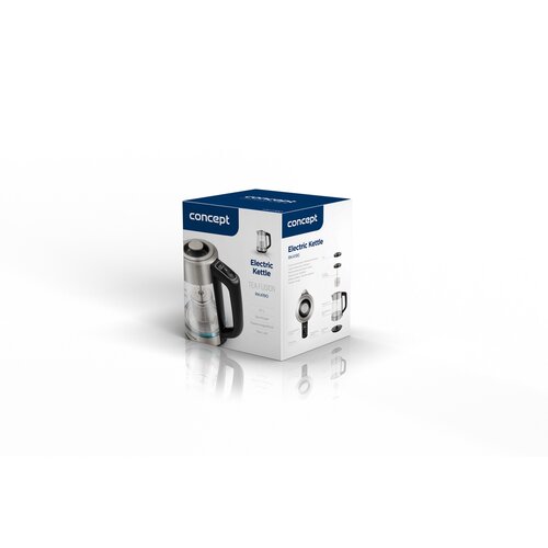 Fierbător Concept RK4190 cu control al temperaturii 1,7 l