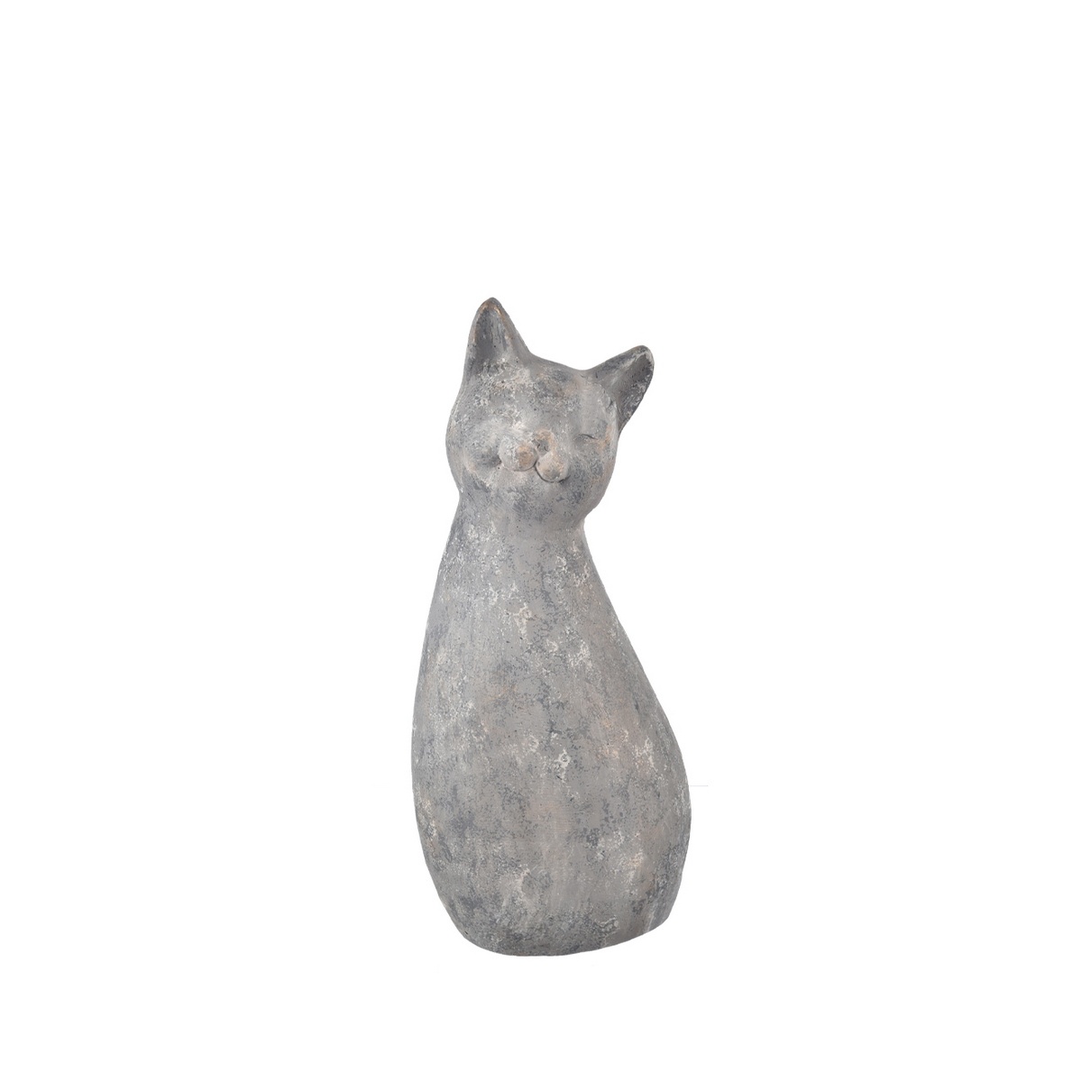 InDecor Ceramiczna kotka Meg szara, 24 x 20 x 53cm