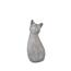 InDecor Pisică ceramică Meg gri, 24 x 20 x 53 cm