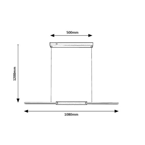 Rabalux 72231 wiszący żyrandol LED Sindri,ekskluzywny design