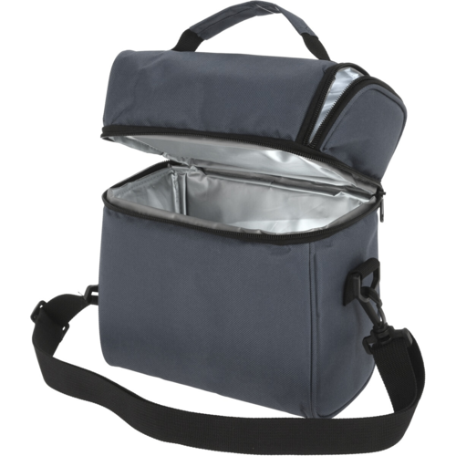 Redcliffs Chladicí taška s 2 obědovými boxy a nerez lahví, šedá