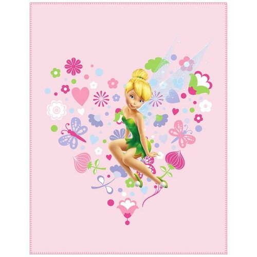 Pătură de copii Zâna Tinker Bell Fairies Springtime, 110 x 140 cm