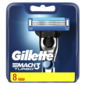 Náhradné hlavice Gillette Mach3 Turbo, 8 ks