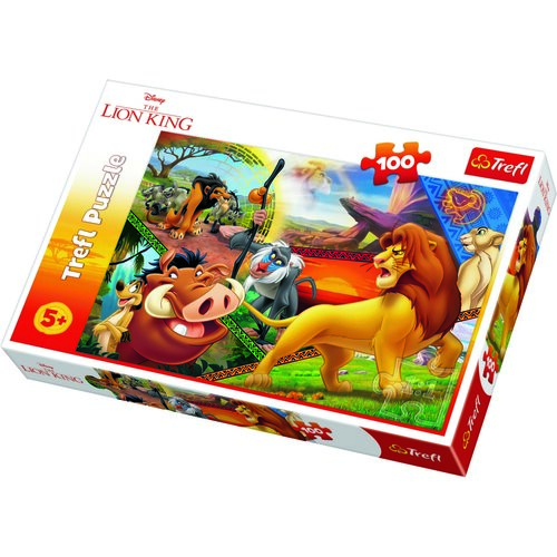 Trefl Puzzle Król Lew, 100 elementów