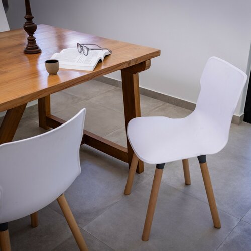 Židle Duo wood Carrara 50,3 x 46,3 x 80,9 cm