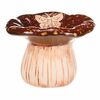 Fântână ceramică Ciupercă tigru, 17 x 12 x 17 cm,ceramică