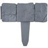 4Home Vrtna palisada - robnik Stone, 2,5 m