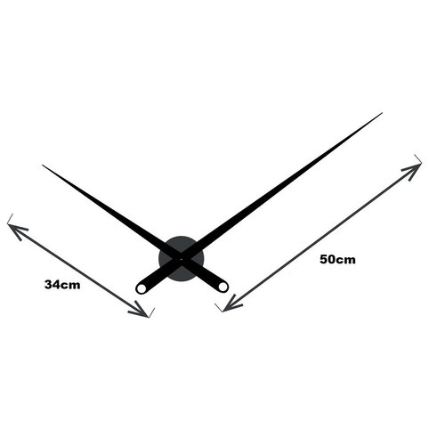 Ceas de perete Future Time FT9110WH Hands white, de design, diam. 100 cm