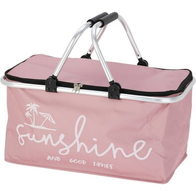 Geantă cu efect de răcire 35 l, 48 x 28 x 24 cm, roz
