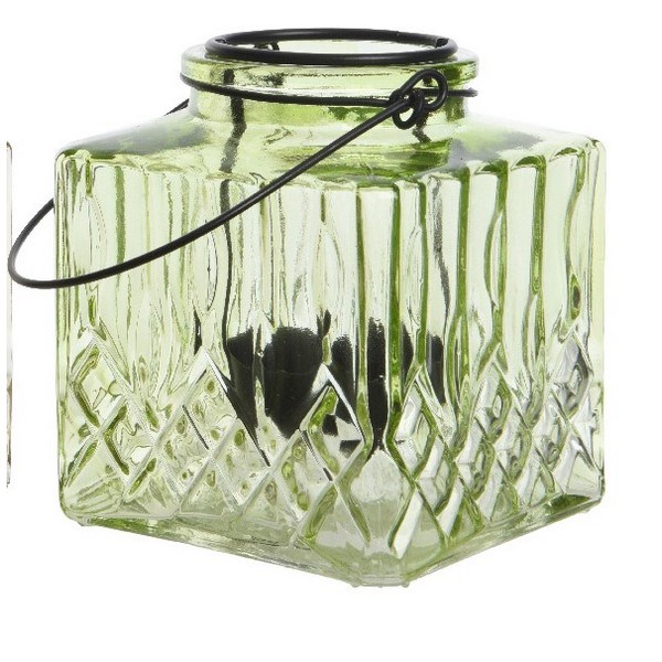 Svietnik Crystal zelená, 10 cm
