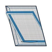 Orion Dachfenster-Insektenschutzgitter Schwarz, 120x 140 cm
