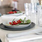 Koziol Plytký tanier CONNECT PLATE, 25,5 cm, sv. sivá