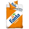 Bavlněné povlečení Fanta Clasic logo, 140 x 200 cm, 70 x 90 cm
