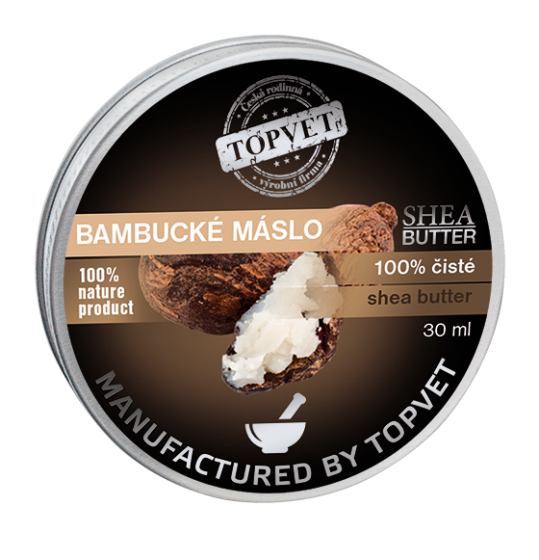 Topvet 100 % Bambucké máslo, 30 ml