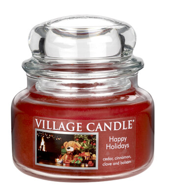 Village Candle Vonná sviečka Šťastné Vianoce - Happy Holidays, 269 g