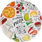 Pizzateller aus Melamin Pizza, D. 33 cm