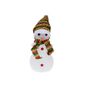 Farebne svietiaci LED snehuliak Paul, 20 cm, mix farieb