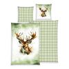 Herding Bawełniana pościel Jelen, 135 x 200 cm, 80x 80 cm