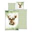 Lenjerie de pat din bumbac Herding Cerbul, 135 x200 cm, 80 x 80 cm