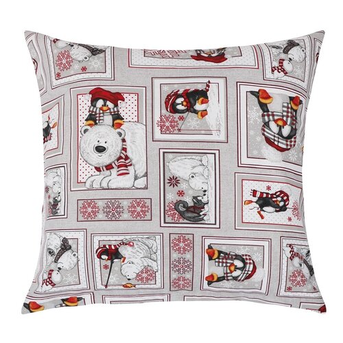 Bellatex Prevleka za blazino Zimni patchwork, 40 x40 cm