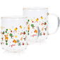 4Home Kubek szklany Hot&Cool Christmas time 350 ml, 2 szt.