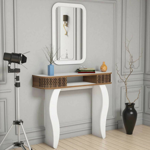 Dekorativer Tisch Damla White