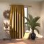 Restilo Draperie Blackout Oxford Pleat muștar, 140 x 245 cm