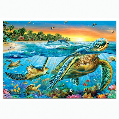 Puzzle Morské korytnačky, 500 dielikov, viacfarebná