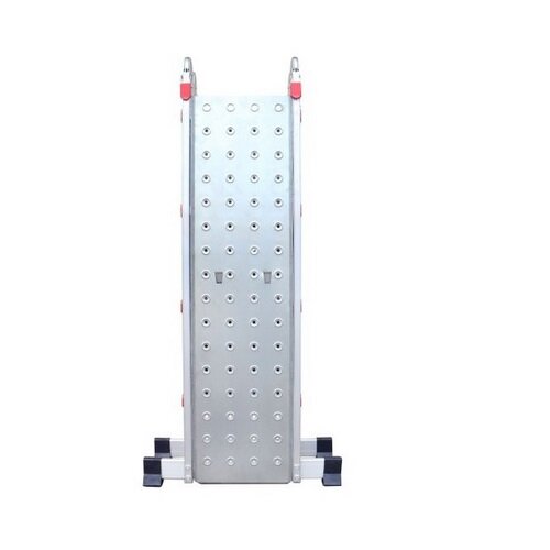 Multifunkčný hliníkový rebrík, 4x4 473 cm + podlážka