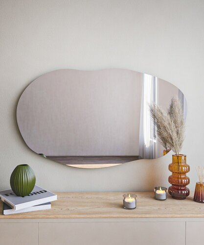 Zrcadlo Lossa Black 52 x 89 cm